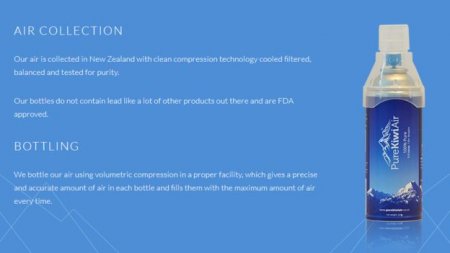 Yeni Zelandiyada 100 dollara "təmiz hava" satılır