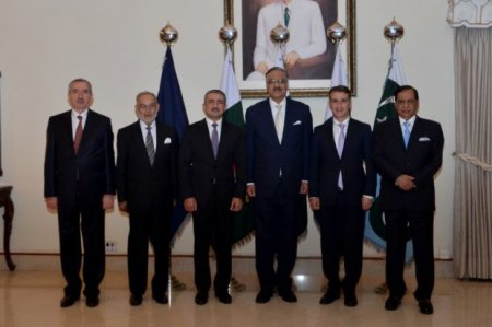 Pakistan Prezidenti Elçin Quliyevi qəbul edib