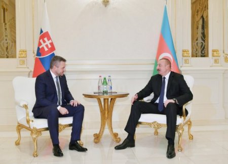 Azərbaycan Prezidenti və Slovakiya Baş nazirinin geniş tərkibdə görüşü