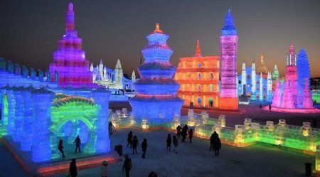 Çində buz şəhəri